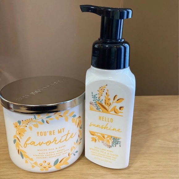 Bath & Body Works White Tea & Sage Bundle